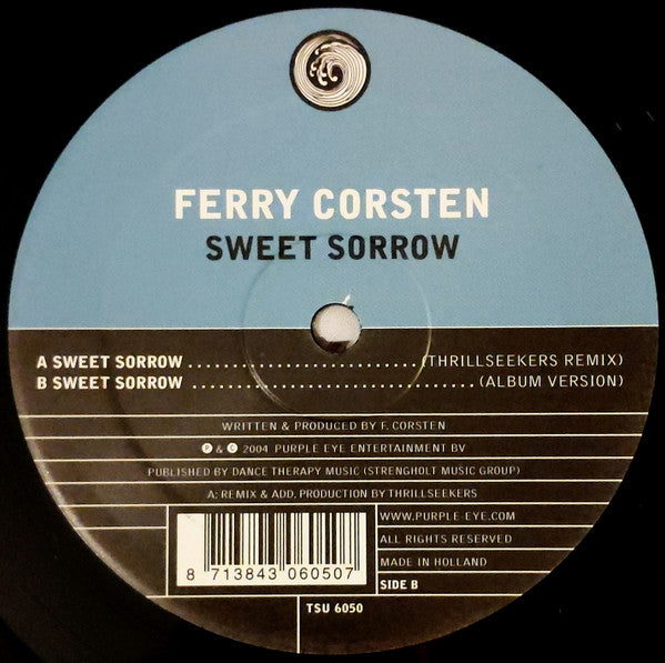 Ferry Corsten : Sweet Sorrow (12")