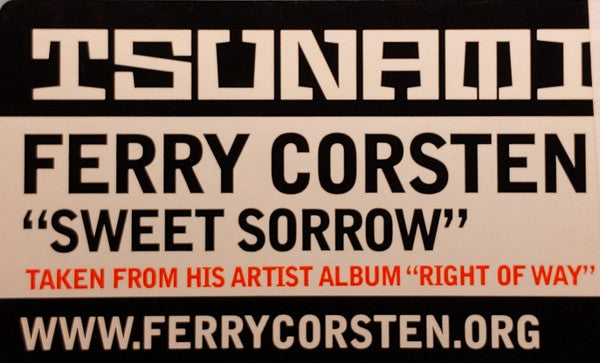 Ferry Corsten : Sweet Sorrow (12")