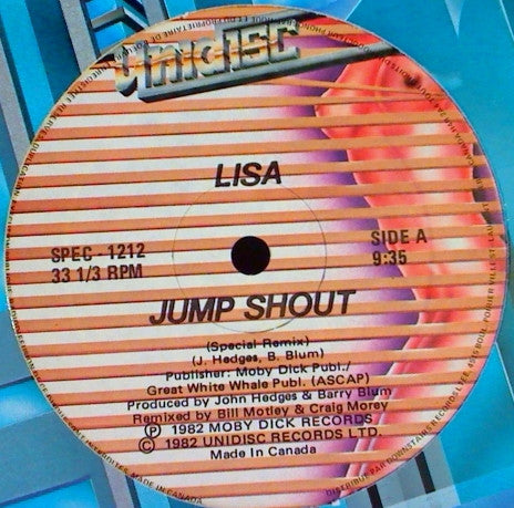 Lisa (2) / Boys Town Gang : Jump Shout / Rocket To Your Heart / Disco Kicks (12")
