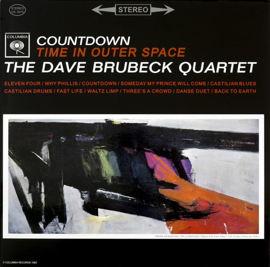 The Dave Brubeck Quartet : Countdown Time In Outer Space (LP, Album, RE, 180)