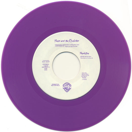 Prince And The Revolution : Purple Rain (7", Promo, Pur)