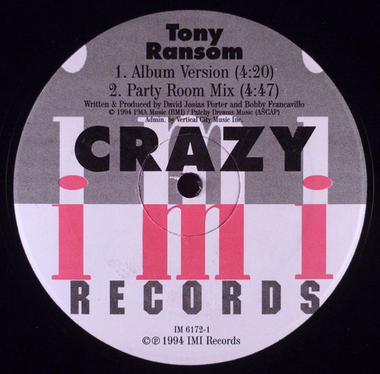 Tony Ransom : Crazy (12")