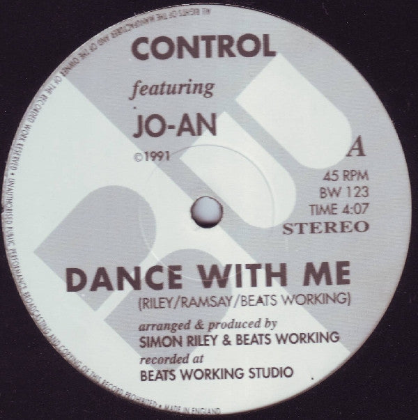 Control Featuring Jo-An : Dance With Me (12")
