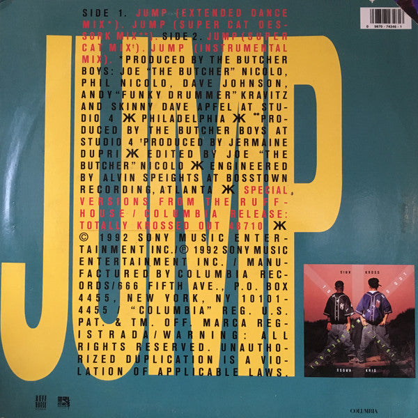 Kris Kross : Jump (12", Single)