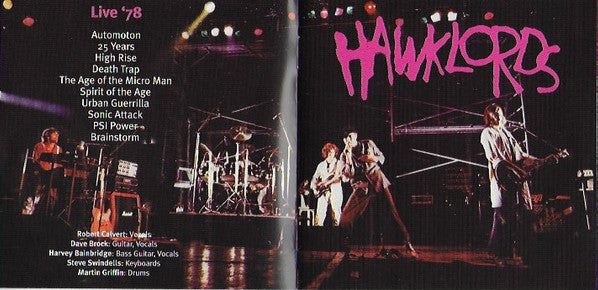 Hawklords : Live '78 (CD, Album, RE, RM)
