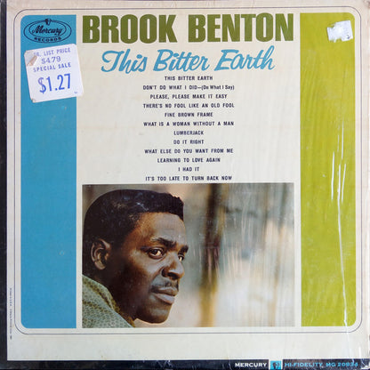 Brook Benton : This Bitter Earth (LP, Mono)