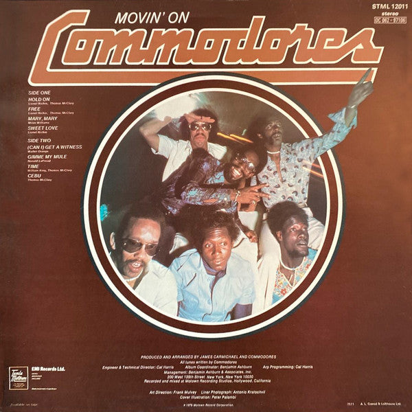 Commodores : Movin' On (LP, Album)