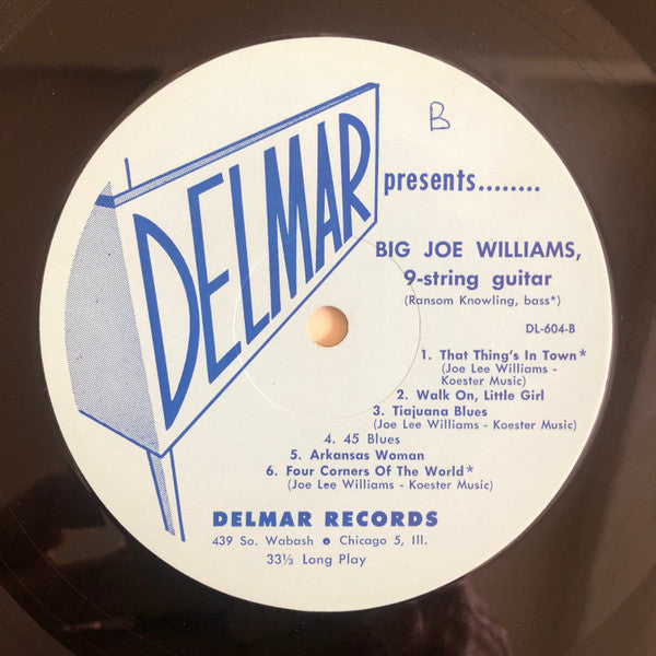 Big Joe Williams : Blues On Highway 49 (LP, Album, Mono)