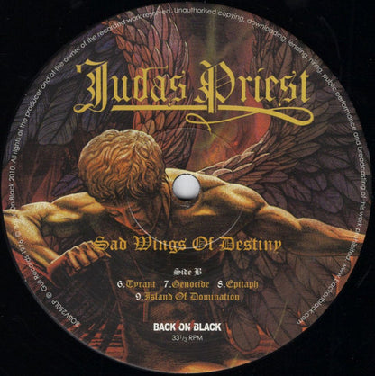 Judas Priest : Sad Wings Of Destiny (LP, Album, RE, RM)