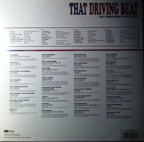 Various : That Driving Beat (32 Track Collection Of Rare British Freakbeat 1963-1967) (2xLP, Comp)
