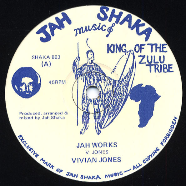 Vivian Jones : Jah Works / Roots Rock Vibes (12")
