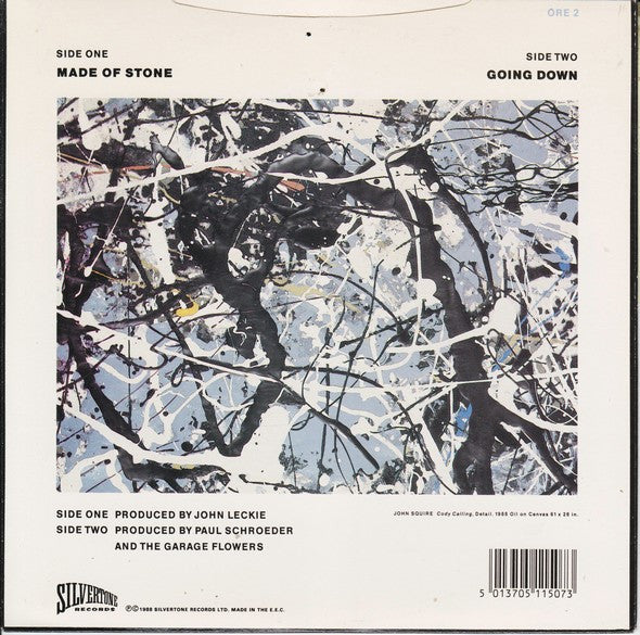 The Stone Roses : Made Of Stone (7", Single, RE, Pap)