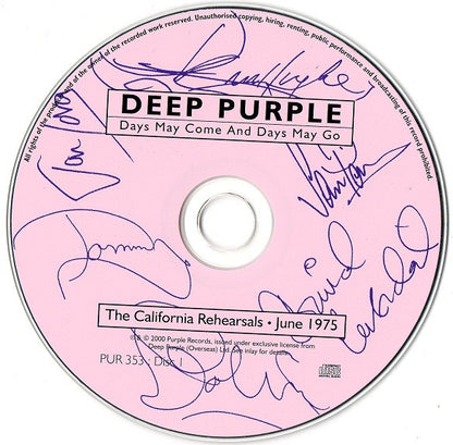 Deep Purple : Days May Come And Days May Go (The California Rehearsals, June 1975) (2xCD, Comp, RE, Spe)