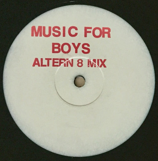 Pet Shop Boys : Music For Boys (Altern 8 Remix) (12", Promo, W/Lbl)