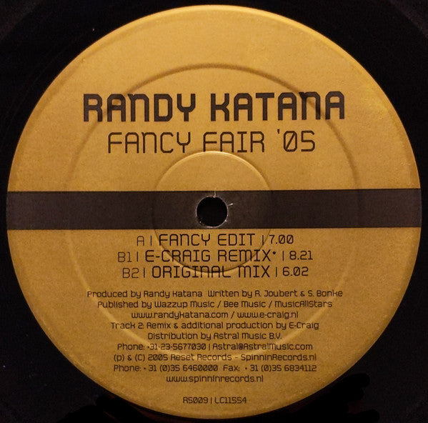 Randy Katana : Fancy Fair '05 (12")