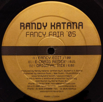 Randy Katana : Fancy Fair '05 (12")