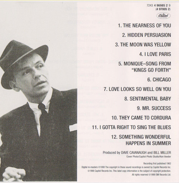 Frank Sinatra : Sinatra Sings...Of Love And Things (CD, Comp, RM)