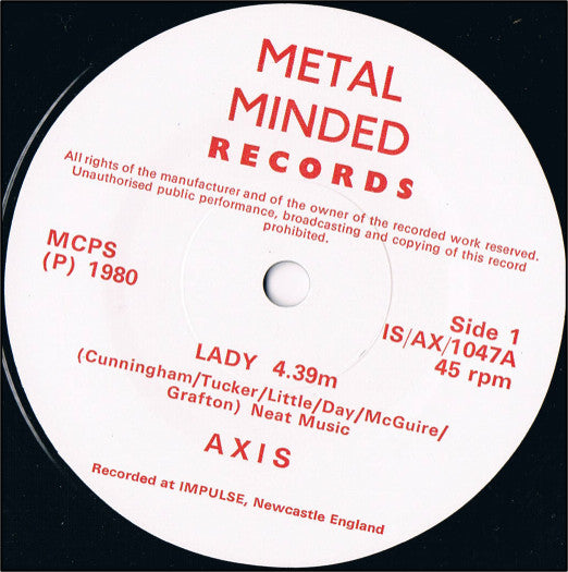 Axis (29) : Lady (7", Single)