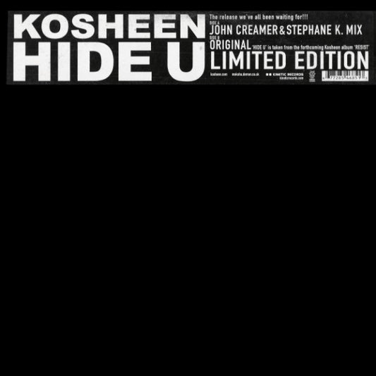 Kosheen : Hide U (12", Ltd)