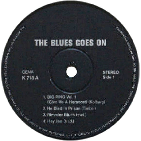 The Blues Goes On : The Blues Goes On (LP, Album)