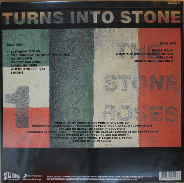 The Stone Roses : Turns Into Stone (LP, Comp, RE, RM, 180)