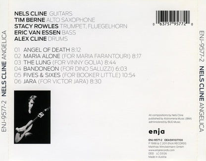 Nels Cline : Angelica (CD, Album, RE)