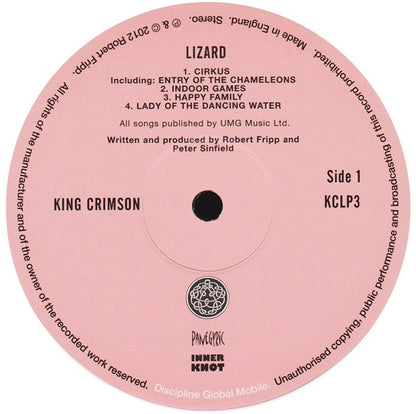 King Crimson : Lizard (LP, Album, RE, Gat)