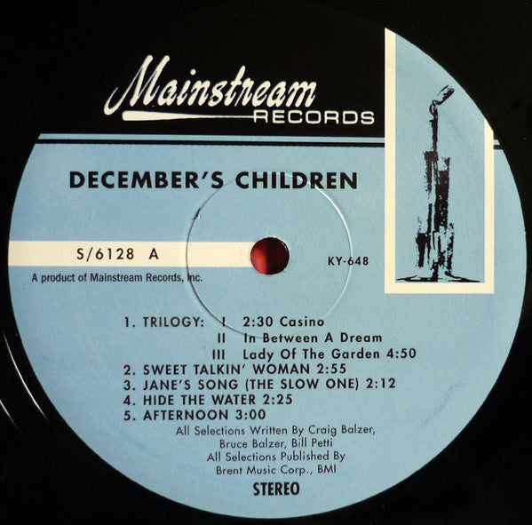 December's Children : December's Children (LP, Album, RE, 180)