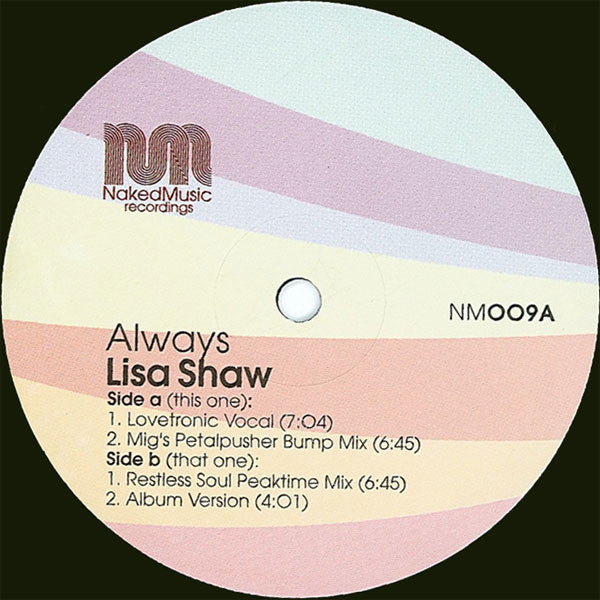Lisa Shaw : Always (12")
