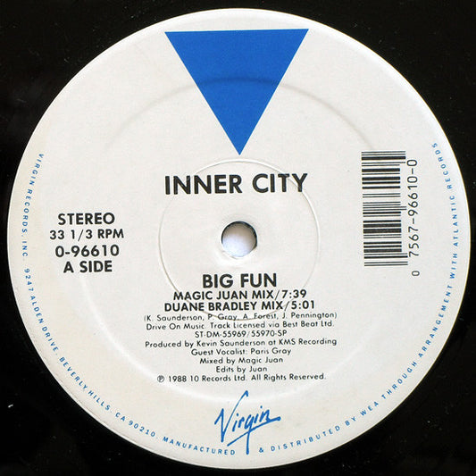 Inner City : Big Fun (12")