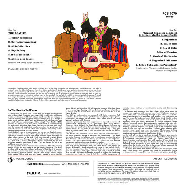 LP Beatles Yellow Submarine (-180g) 9784813521754 APPLE 未開封 /00560 BEATLES YELLOW SUBMARINE APPLE Vinyl Record Japan Issued 180g