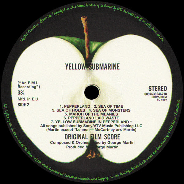 The Beatles : Yellow Submarine LP, Album, RE, RM, 180 (M / M