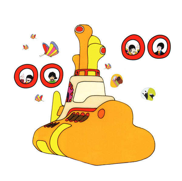 The Beatles : Yellow Submarine LP, Album, RE, RM, 180 (M / M