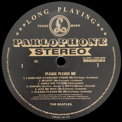 The Beatles : Please Please Me (LP, Album, RE, RM, 180)