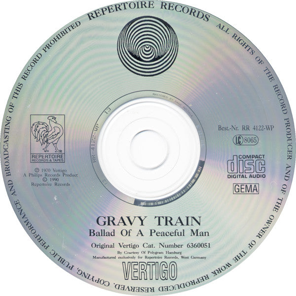 Gravy Train : (A Ballad Of) A Peaceful Man (CD, Album, RE)
