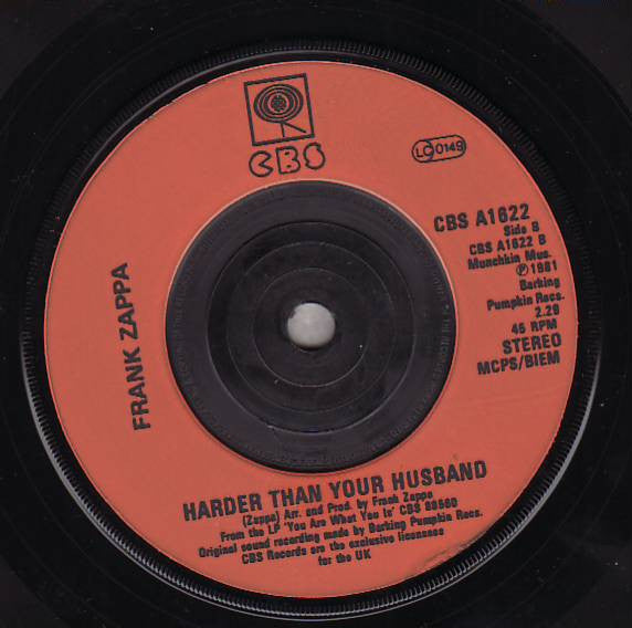 Zappa* : You Are What You Is (7", Single)