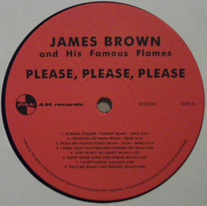 James Brown & The Famous Flames : Please, Please, Please (LP, Album, RE, 180)