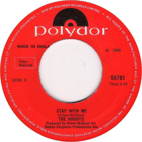 The Rugbys : You, I / Stay With Me (7", Single)