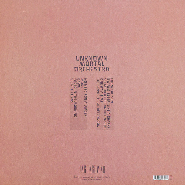 Unknown Mortal Orchestra : II (LP, Album)