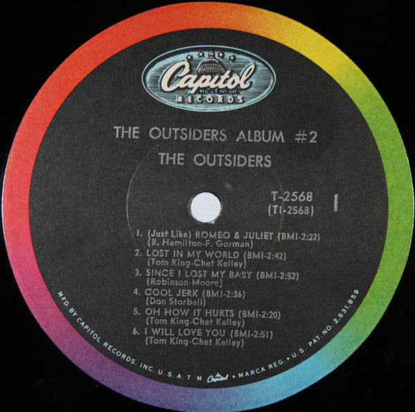 The Outsiders (4) : Album #2 (LP, Album, Mono, Scr)