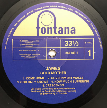 James : Gold Mother (LP, Album)