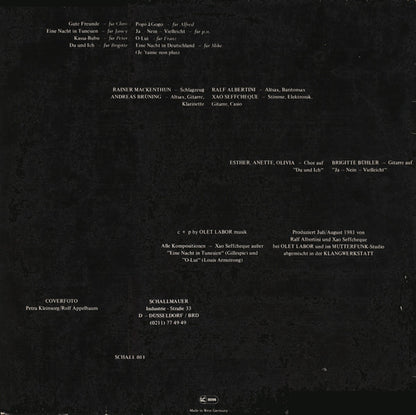 Xao Seffcheque Und Der Rest : Ja - Nein - Vielleicht (LP, Album)