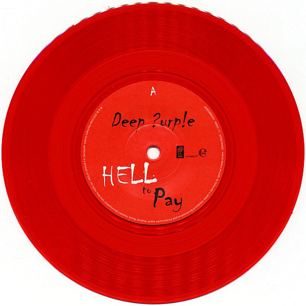 Deep Purple : Hell To Pay (7", Single, Ltd, Num, Red)