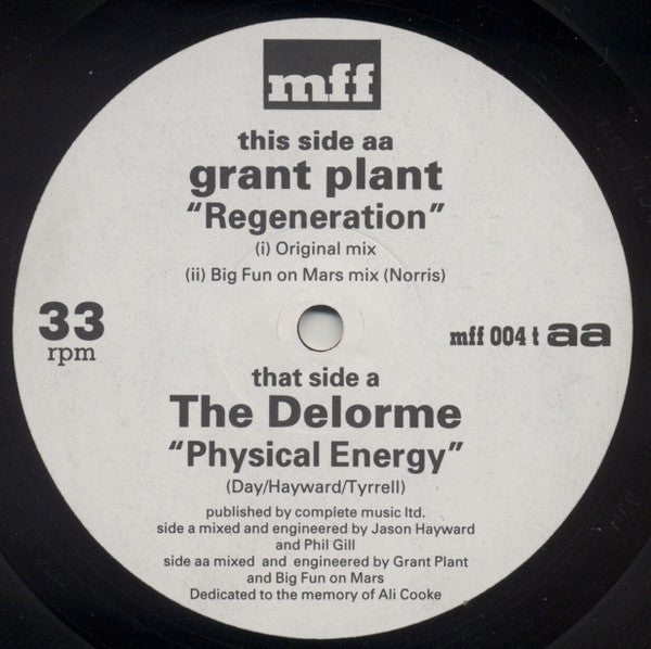 The Delorme / Grant Plant : Physical Energy / Regeneration (12")