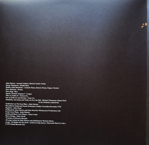 John Martyn : Solid Air (LP, Album, RE, Gat)