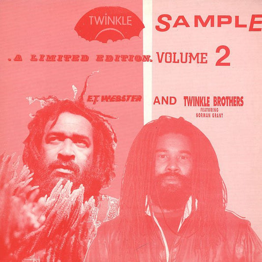 E.T Webster & Twinkle Brothers : Twinkle Sample Volume 2 (LP, Album)