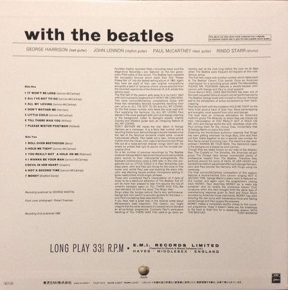 The Beatles : With The Beatles (LP, Album, Mono, Ltd, RE, RM)