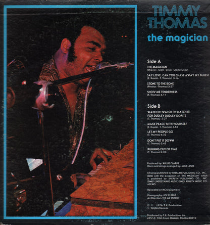 Timmy Thomas : The Magician (LP, Album)