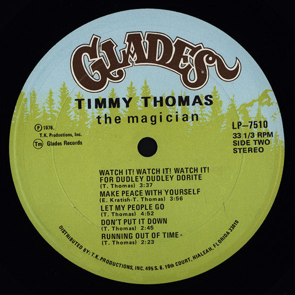 Timmy Thomas : The Magician (LP, Album)