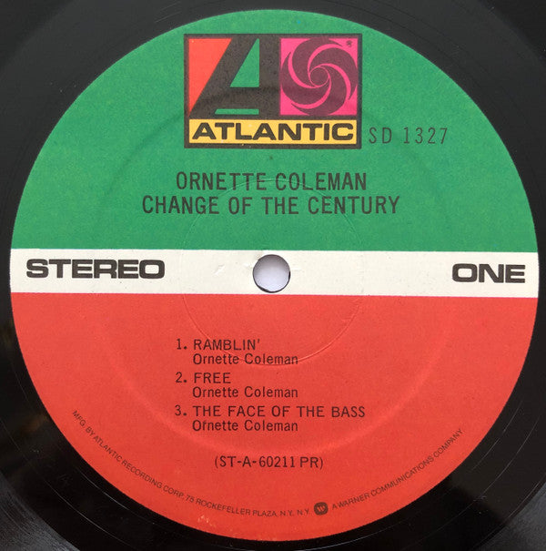 Ornette Coleman : Change Of The Century (LP, Album, RE, PR )